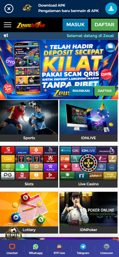 ZEUSBOLA mobile app